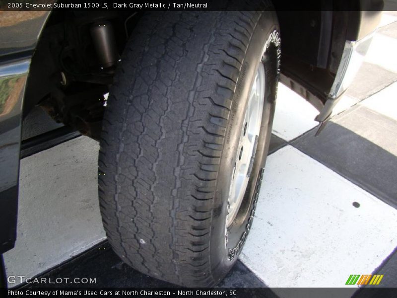 Dark Gray Metallic / Tan/Neutral 2005 Chevrolet Suburban 1500 LS