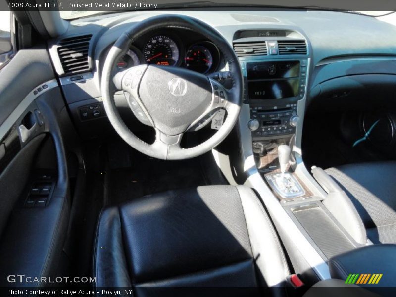 Polished Metal Metallic / Ebony 2008 Acura TL 3.2