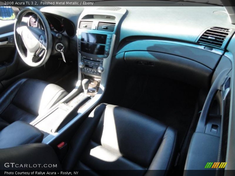 Polished Metal Metallic / Ebony 2008 Acura TL 3.2