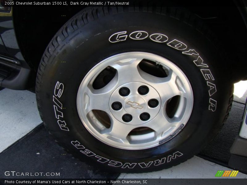 Dark Gray Metallic / Tan/Neutral 2005 Chevrolet Suburban 1500 LS
