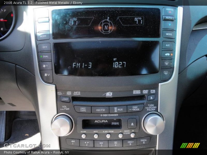 Polished Metal Metallic / Ebony 2008 Acura TL 3.2