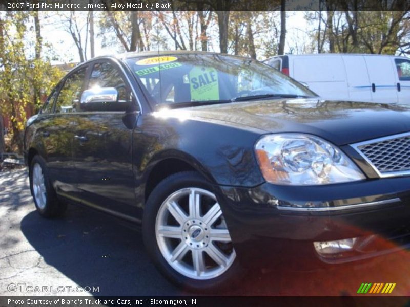 Alloy Metallic / Black 2007 Ford Five Hundred Limited