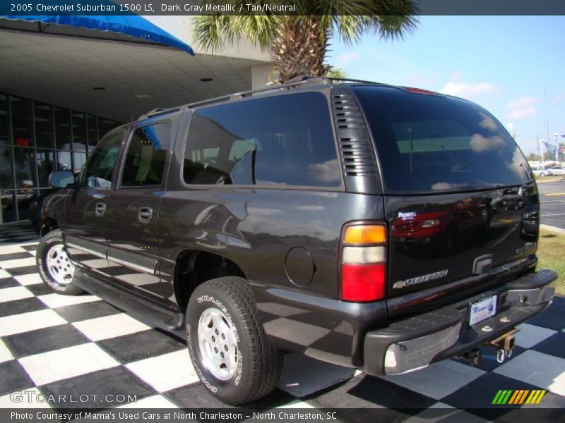 Dark Gray Metallic / Tan/Neutral 2005 Chevrolet Suburban 1500 LS