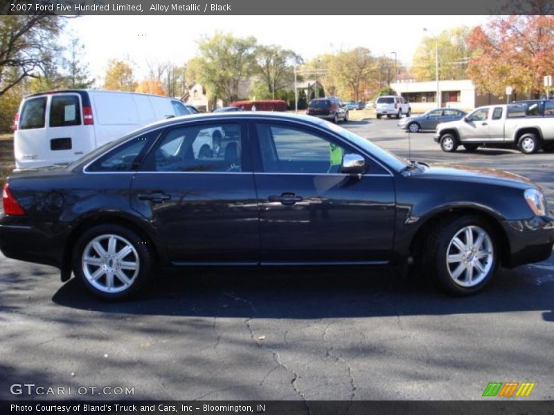 Alloy Metallic / Black 2007 Ford Five Hundred Limited