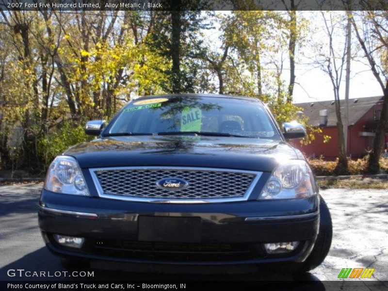 Alloy Metallic / Black 2007 Ford Five Hundred Limited