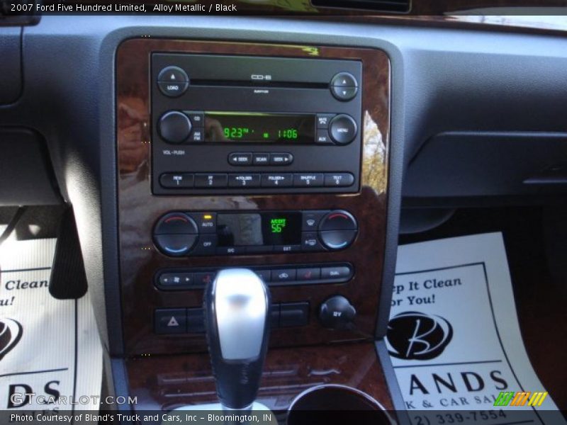 Controls of 2007 Five Hundred Limited