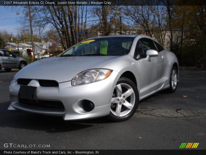 Liquid Silver Metallic / Medium Gray 2007 Mitsubishi Eclipse GS Coupe