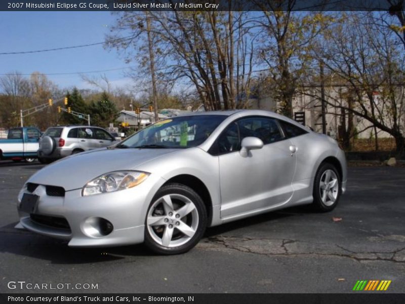Liquid Silver Metallic / Medium Gray 2007 Mitsubishi Eclipse GS Coupe