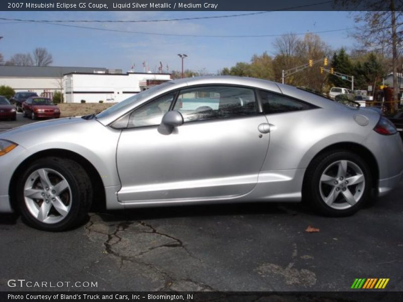 Liquid Silver Metallic / Medium Gray 2007 Mitsubishi Eclipse GS Coupe