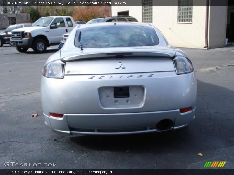 Liquid Silver Metallic / Medium Gray 2007 Mitsubishi Eclipse GS Coupe