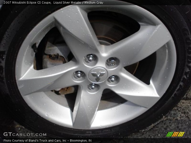 Liquid Silver Metallic / Medium Gray 2007 Mitsubishi Eclipse GS Coupe