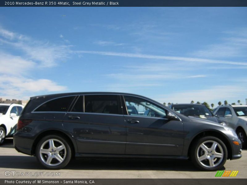 Steel Grey Metallic / Black 2010 Mercedes-Benz R 350 4Matic