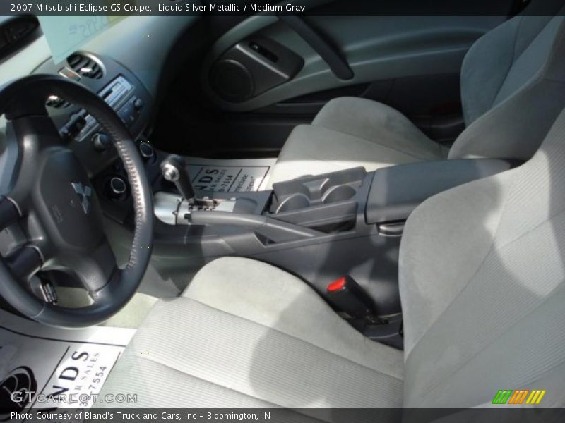Liquid Silver Metallic / Medium Gray 2007 Mitsubishi Eclipse GS Coupe