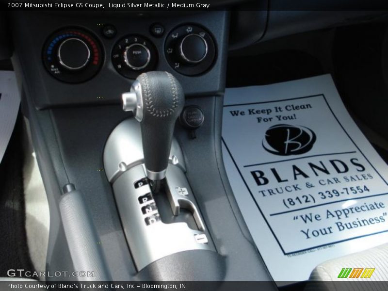 Liquid Silver Metallic / Medium Gray 2007 Mitsubishi Eclipse GS Coupe