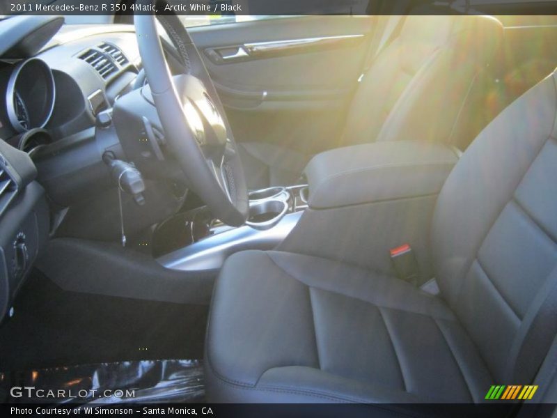 Arctic White / Black 2011 Mercedes-Benz R 350 4Matic