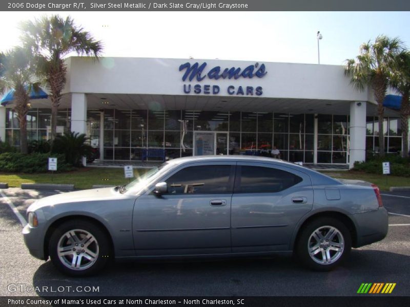 Silver Steel Metallic / Dark Slate Gray/Light Graystone 2006 Dodge Charger R/T