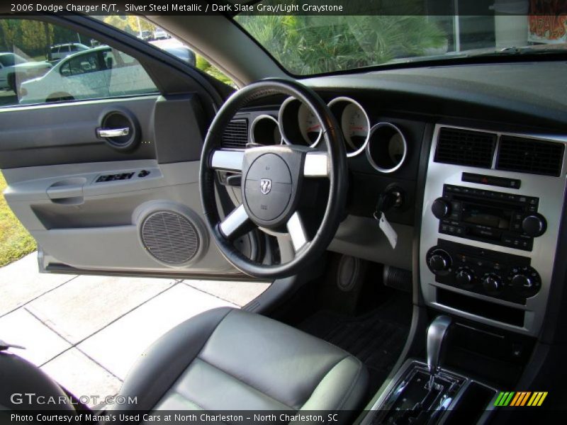 Silver Steel Metallic / Dark Slate Gray/Light Graystone 2006 Dodge Charger R/T