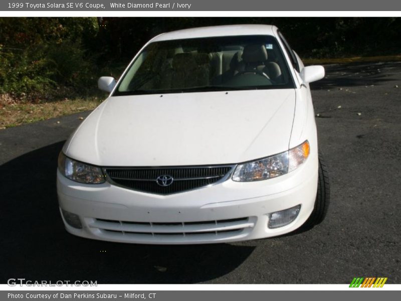White Diamond Pearl / Ivory 1999 Toyota Solara SE V6 Coupe