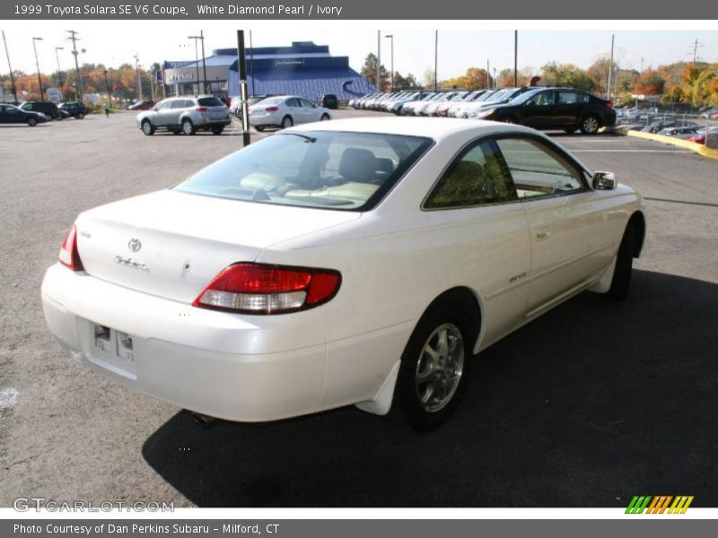 White Diamond Pearl / Ivory 1999 Toyota Solara SE V6 Coupe