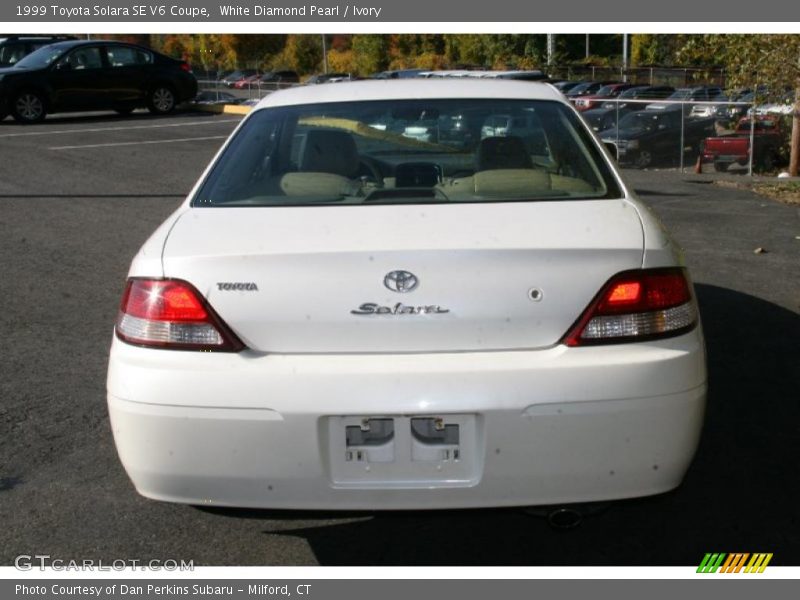 White Diamond Pearl / Ivory 1999 Toyota Solara SE V6 Coupe