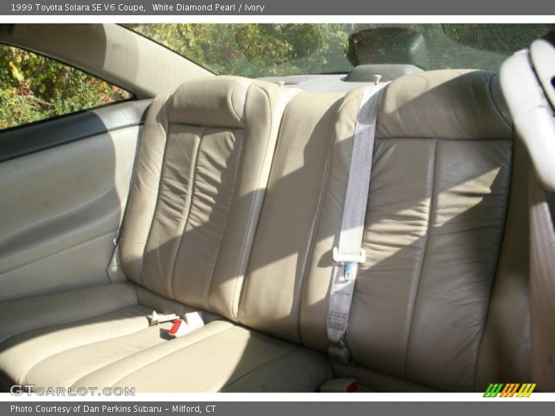 White Diamond Pearl / Ivory 1999 Toyota Solara SE V6 Coupe