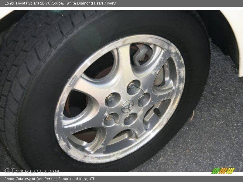 White Diamond Pearl / Ivory 1999 Toyota Solara SE V6 Coupe