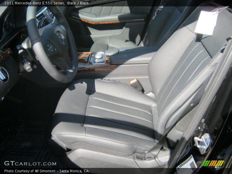  2011 E 550 Sedan Black Interior