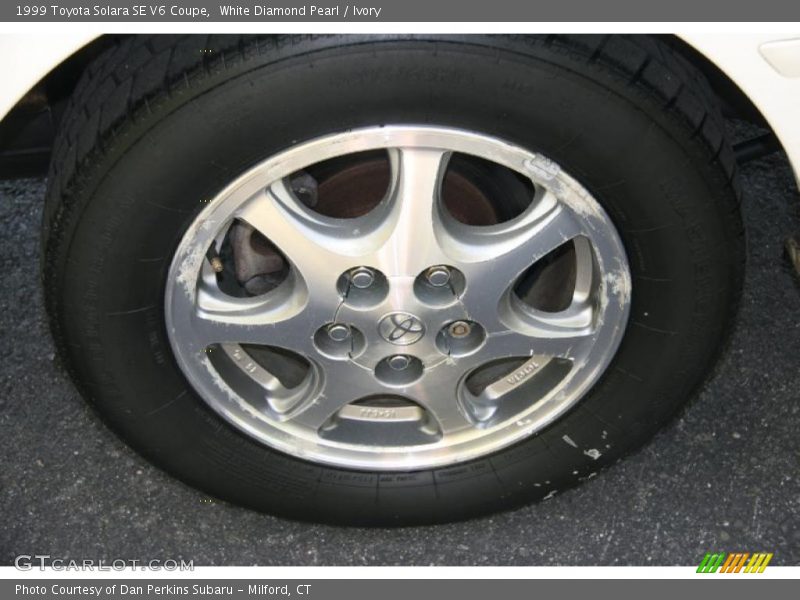 White Diamond Pearl / Ivory 1999 Toyota Solara SE V6 Coupe