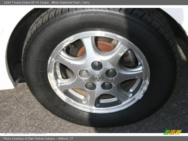 White Diamond Pearl / Ivory 1999 Toyota Solara SE V6 Coupe