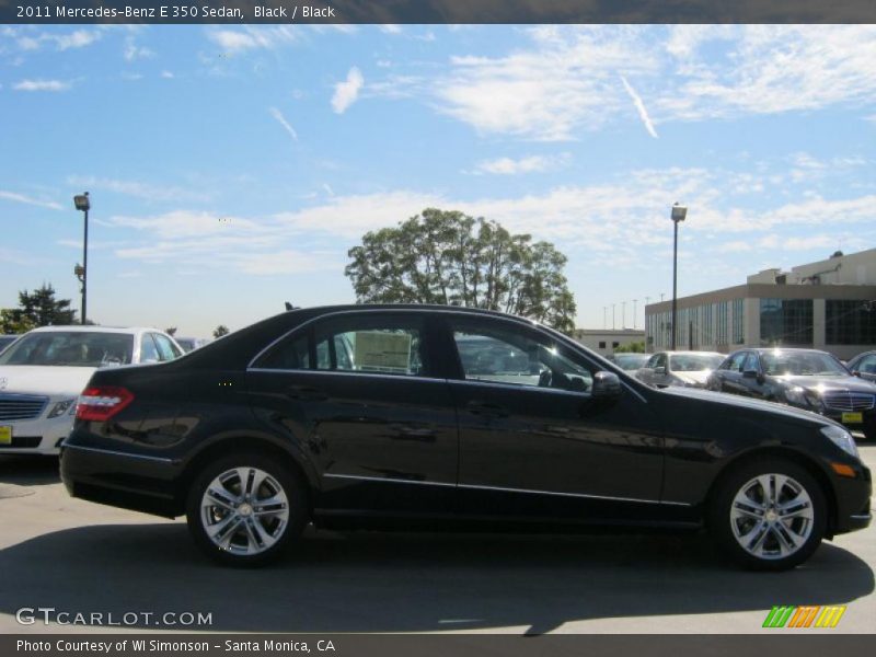 Black / Black 2011 Mercedes-Benz E 350 Sedan