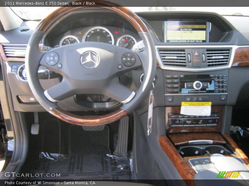 Black / Black 2011 Mercedes-Benz E 350 Sedan