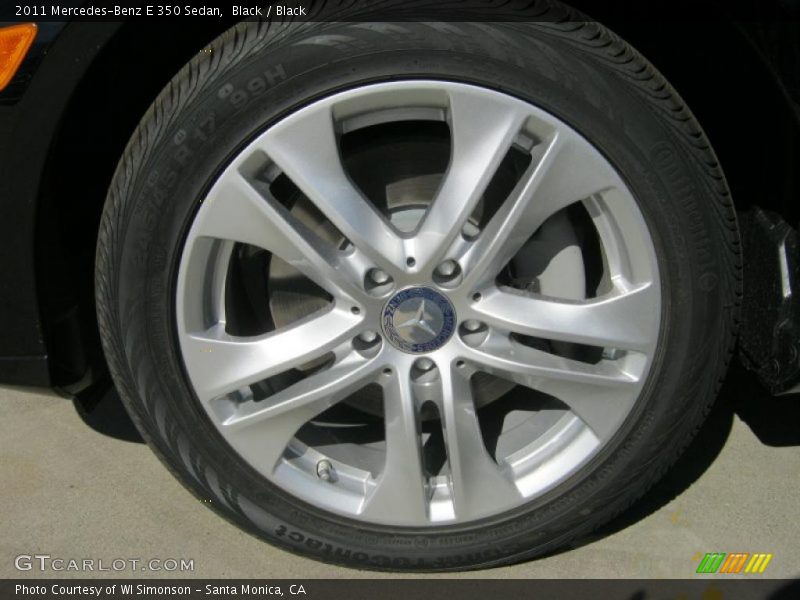 Black / Black 2011 Mercedes-Benz E 350 Sedan