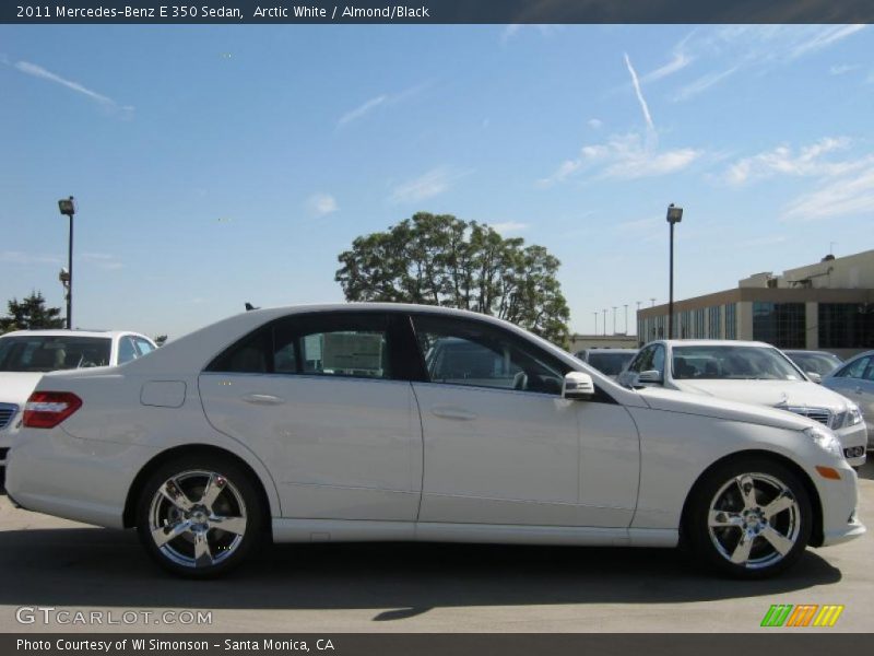 Arctic White / Almond/Black 2011 Mercedes-Benz E 350 Sedan