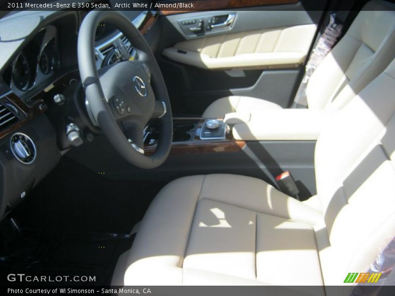 Arctic White / Almond/Black 2011 Mercedes-Benz E 350 Sedan