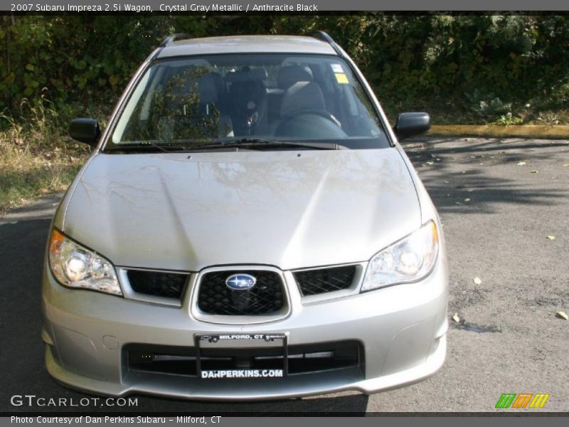 Crystal Gray Metallic / Anthracite Black 2007 Subaru Impreza 2.5i Wagon