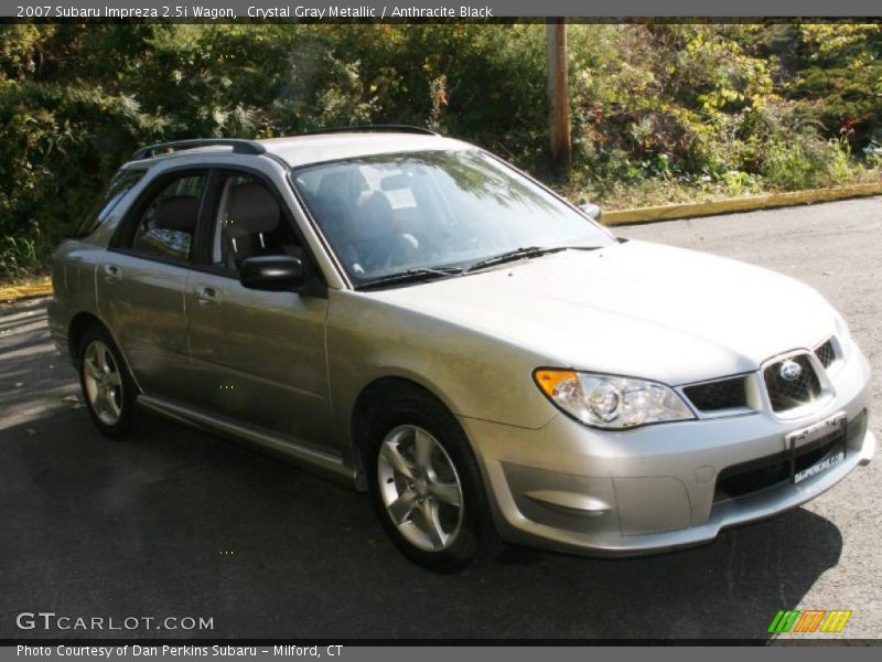 Crystal Gray Metallic / Anthracite Black 2007 Subaru Impreza 2.5i Wagon