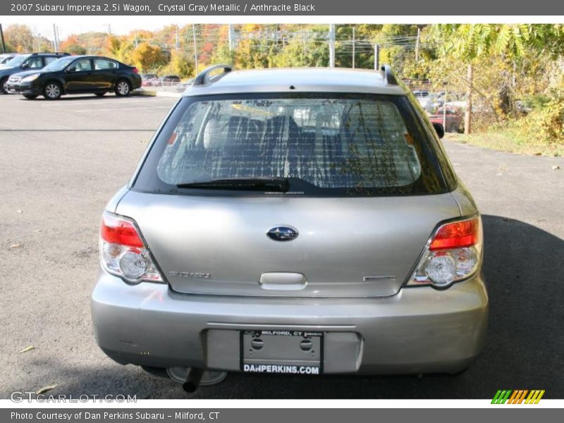 Crystal Gray Metallic / Anthracite Black 2007 Subaru Impreza 2.5i Wagon