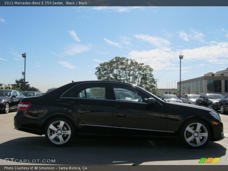 Black / Black 2011 Mercedes-Benz E 350 Sedan