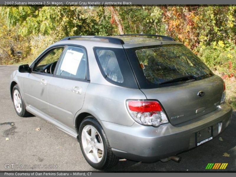Crystal Gray Metallic / Anthracite Black 2007 Subaru Impreza 2.5i Wagon