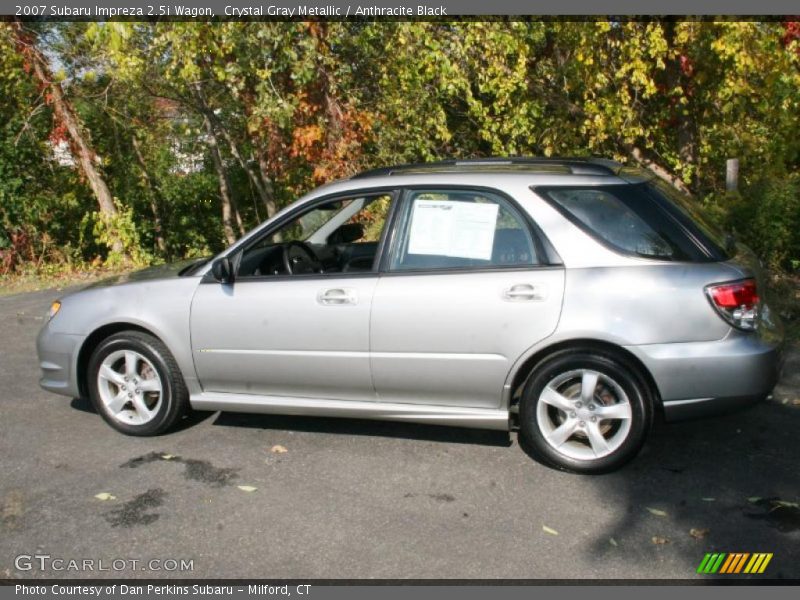 Crystal Gray Metallic / Anthracite Black 2007 Subaru Impreza 2.5i Wagon