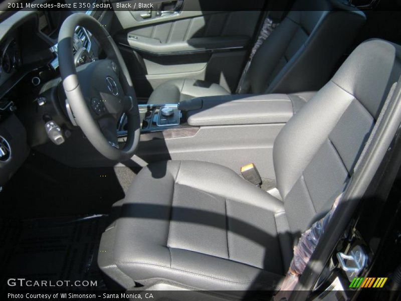 Black / Black 2011 Mercedes-Benz E 350 Sedan