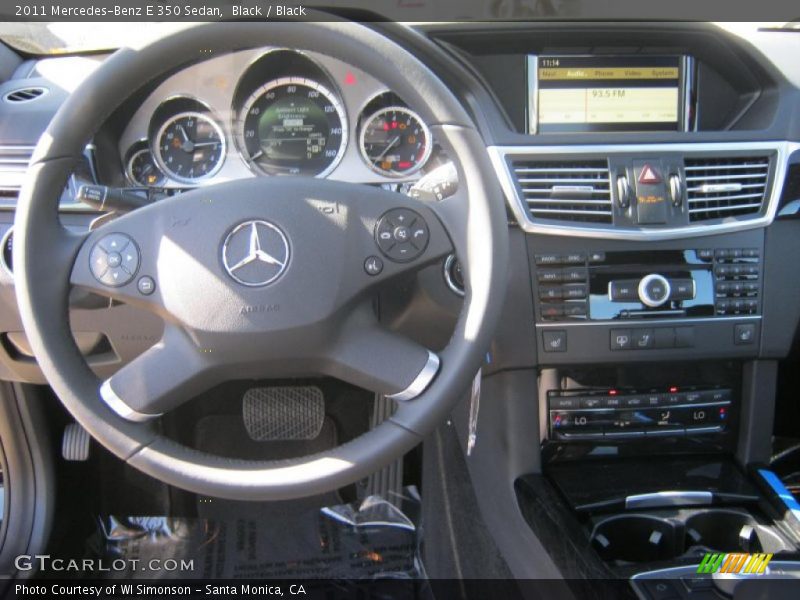 Black / Black 2011 Mercedes-Benz E 350 Sedan
