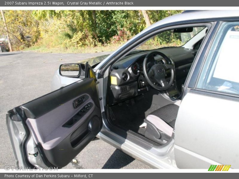 Crystal Gray Metallic / Anthracite Black 2007 Subaru Impreza 2.5i Wagon