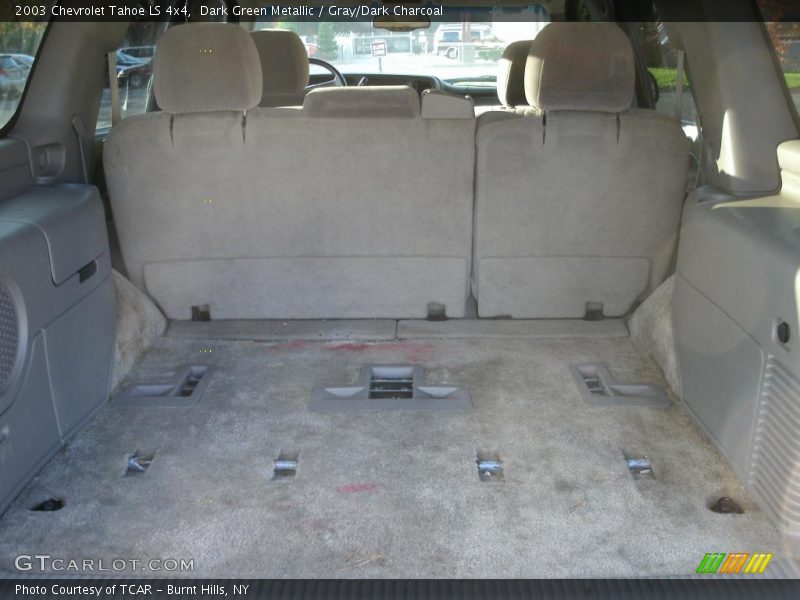 Dark Green Metallic / Gray/Dark Charcoal 2003 Chevrolet Tahoe LS 4x4