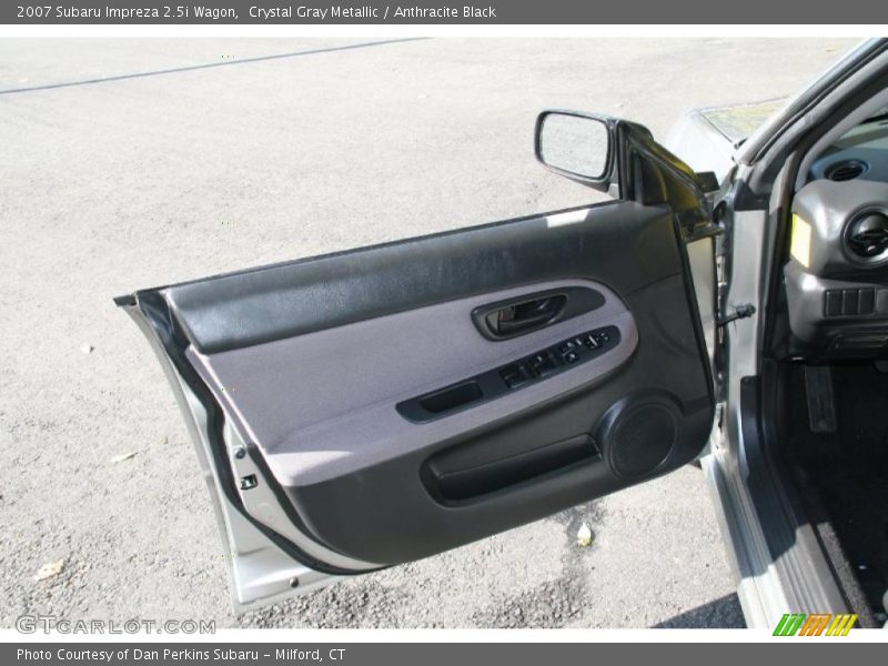 Crystal Gray Metallic / Anthracite Black 2007 Subaru Impreza 2.5i Wagon