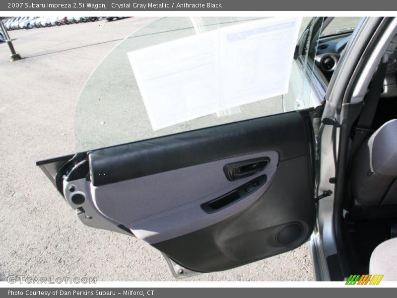 Crystal Gray Metallic / Anthracite Black 2007 Subaru Impreza 2.5i Wagon