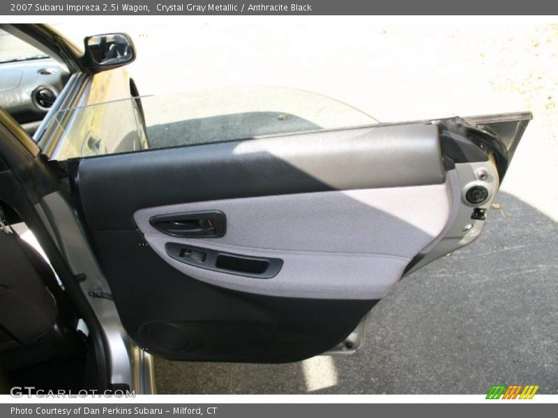 Crystal Gray Metallic / Anthracite Black 2007 Subaru Impreza 2.5i Wagon