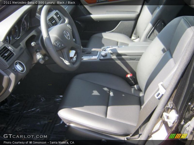  2011 C 300 Luxury Black Interior