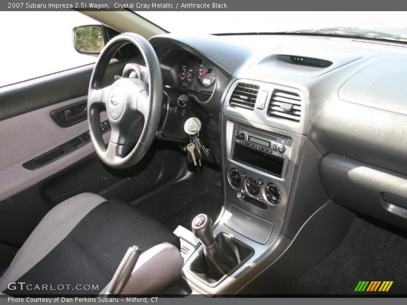 Crystal Gray Metallic / Anthracite Black 2007 Subaru Impreza 2.5i Wagon