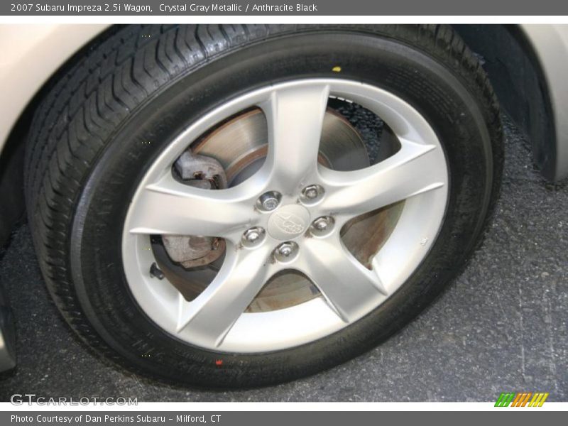 Crystal Gray Metallic / Anthracite Black 2007 Subaru Impreza 2.5i Wagon